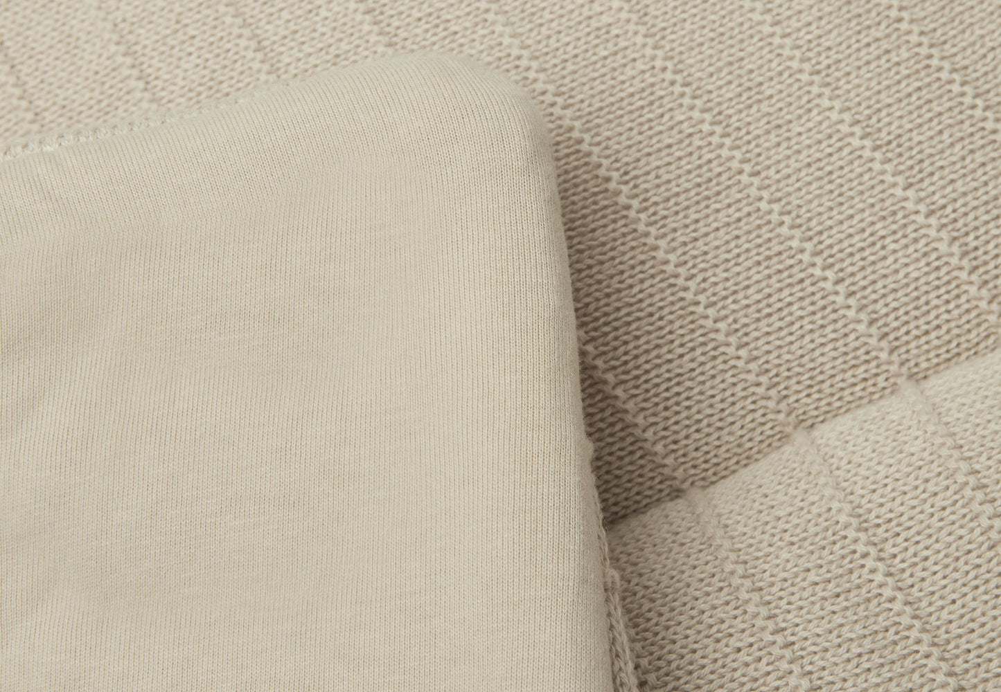 Krabbeldecke 'Pure' Knit Beige von Jollein