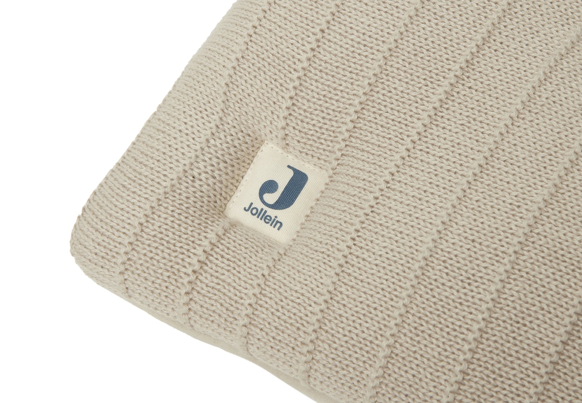 Krabbeldecke 'Pure' Knit Beige von Jollein
