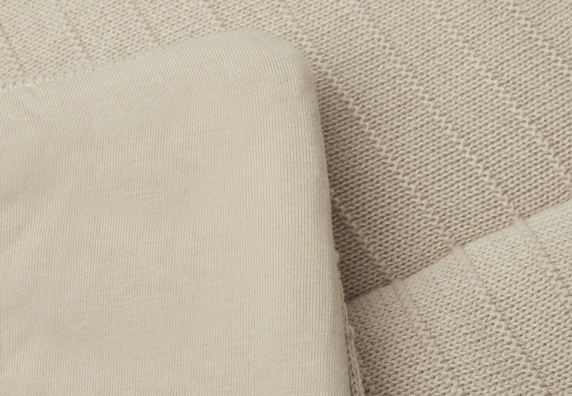 Krabbeldecke 'Pure' Knit Beige von Jollein