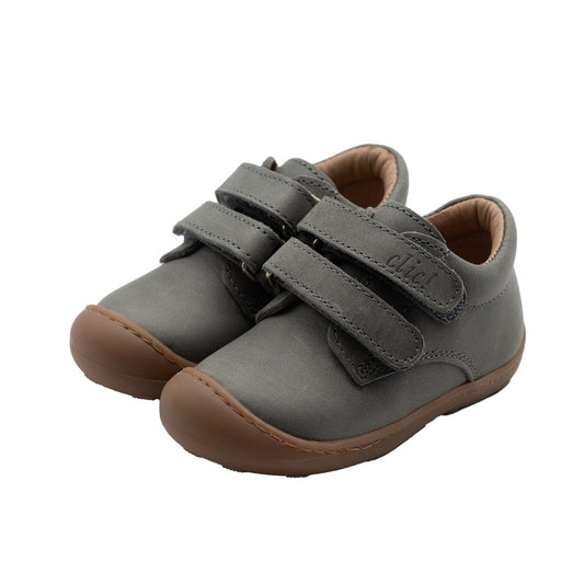 Clic! Lauflernschuh in Grau zum Kletten