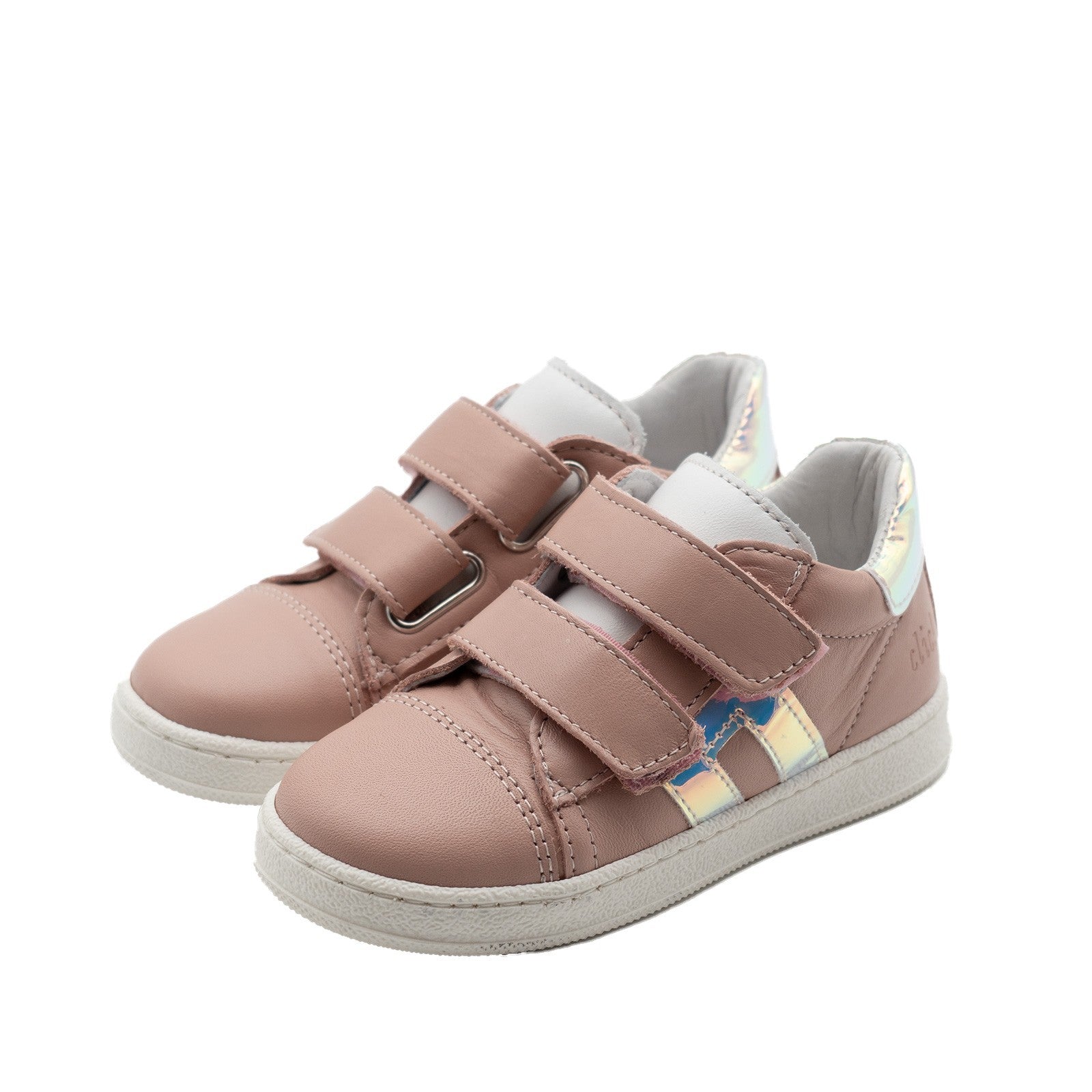 Clic! Sneaker Rosa mit gespiegelten Streifen