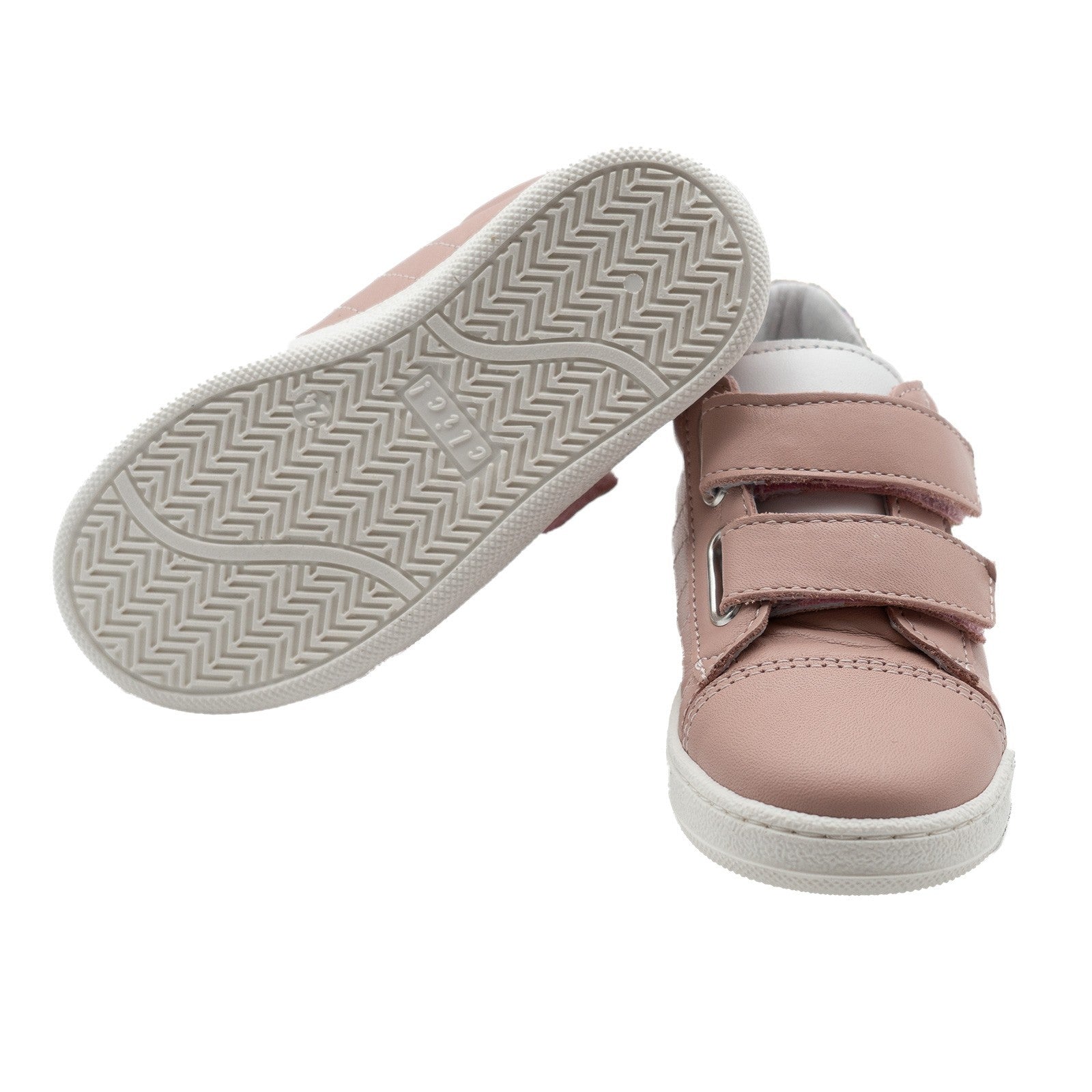 Clic! Sneaker Rosa mit gespiegelten Streifen