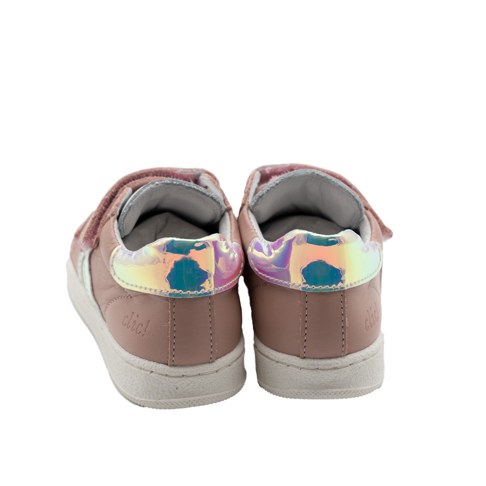 Clic! Sneaker Rosa mit gespiegelten Streifen