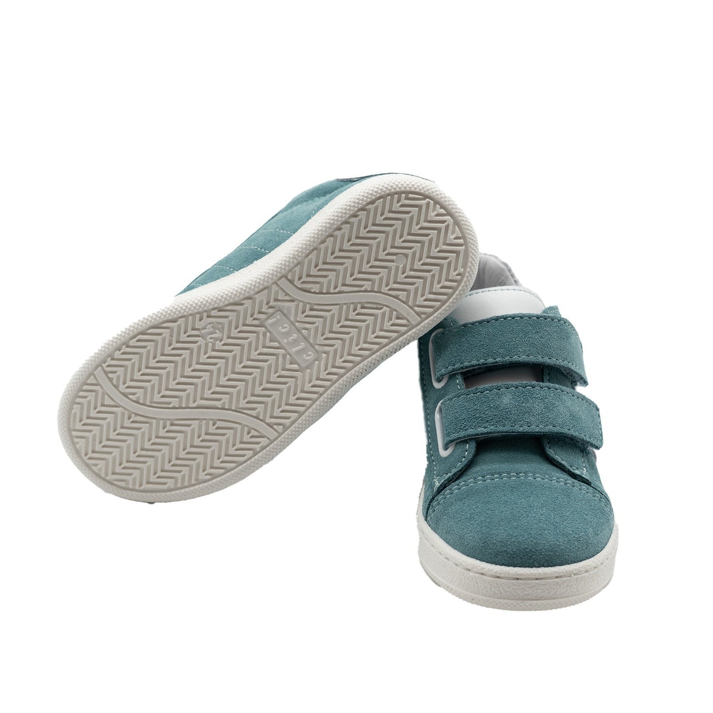 Clic! Sneaker Jeansblau mit weißen Streifen