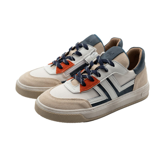 Clic! Sneaker in Beige-Blau
