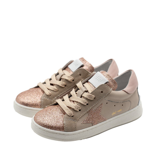 Clic! Sneaker in Rosa mit Rosaglitzer