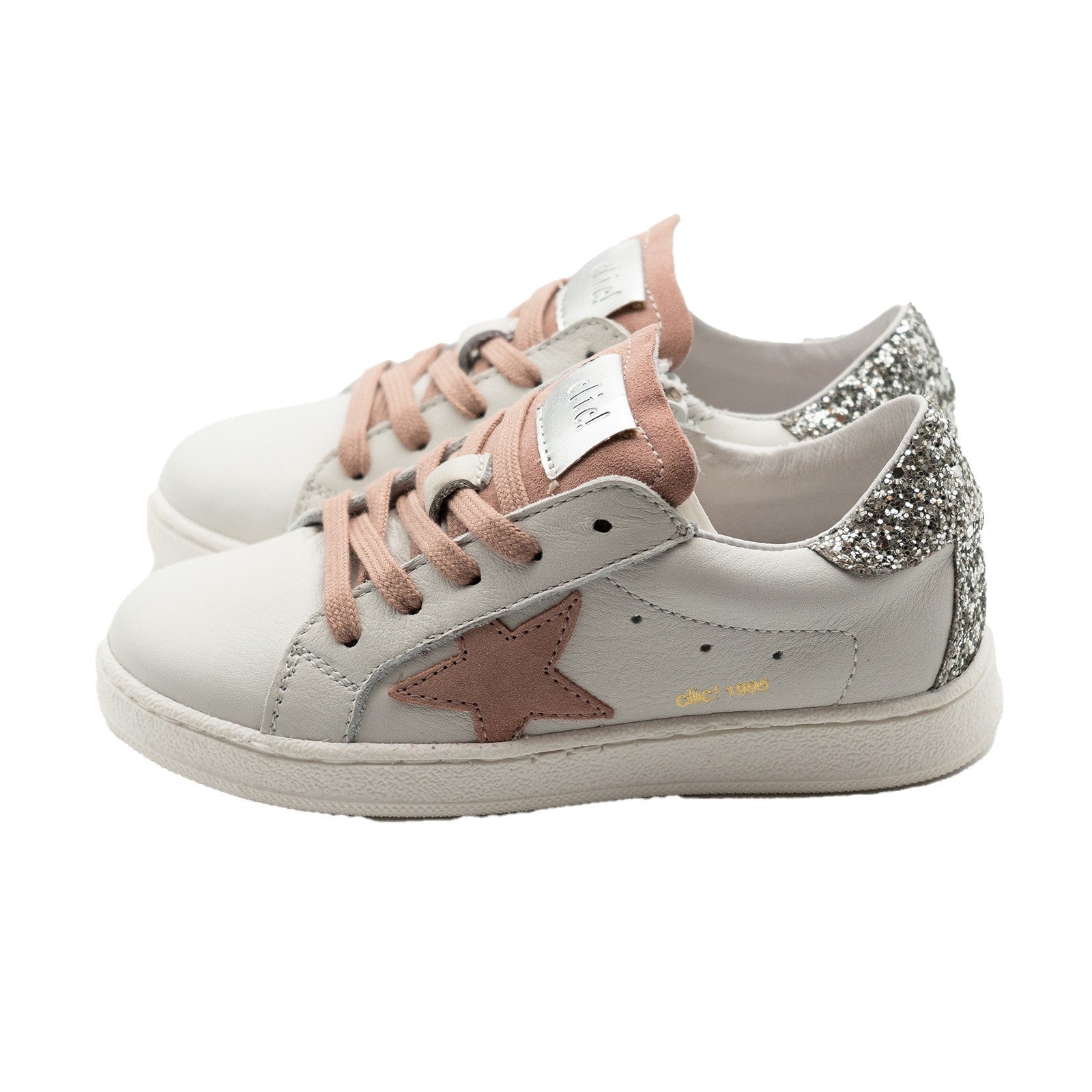 Clic! Sneaker Altrose mit Glitzer