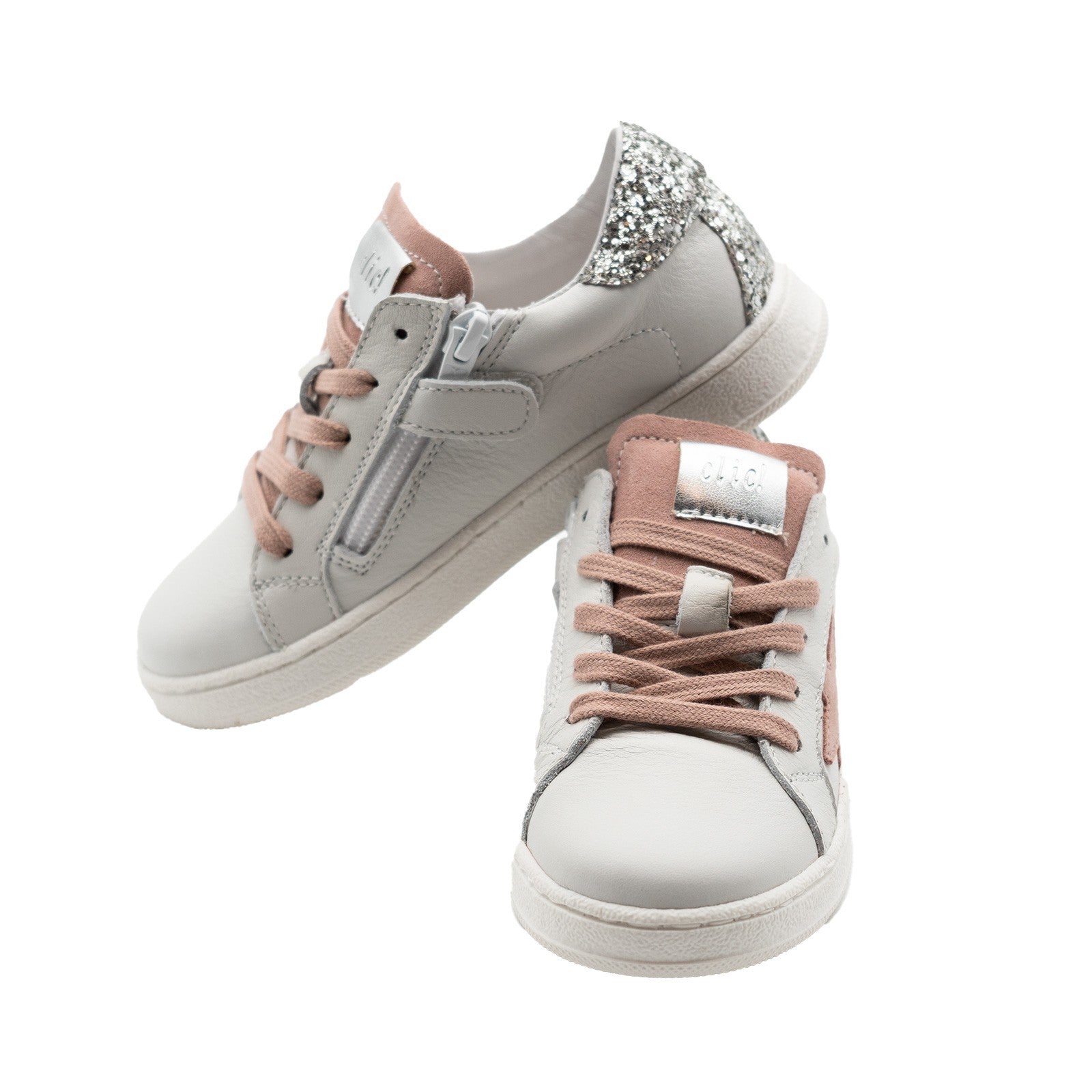 Clic! Sneaker Altrose mit Glitzer