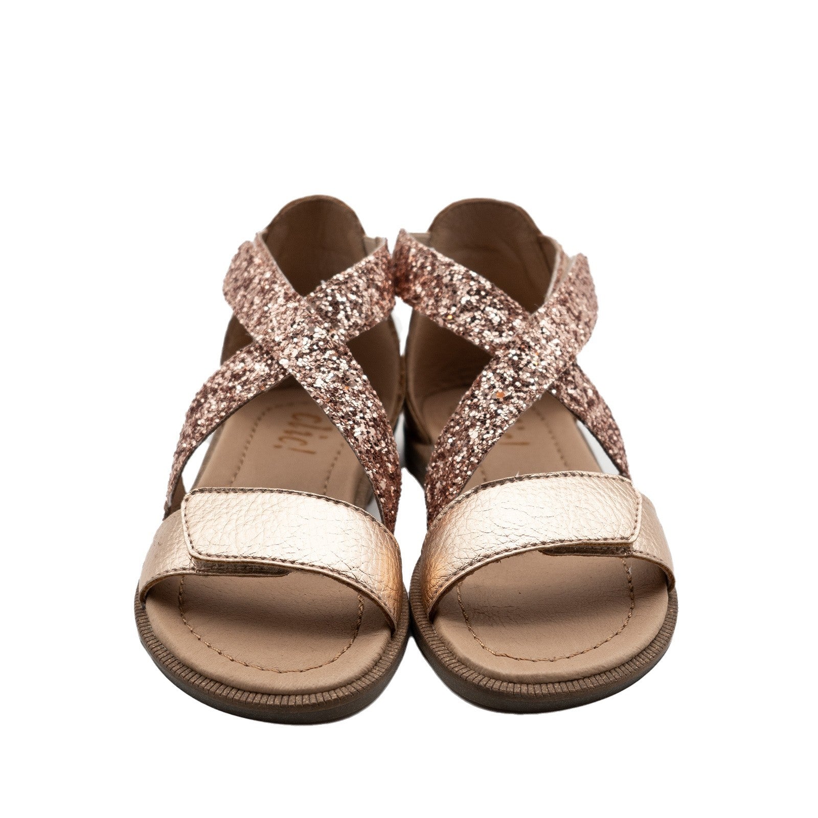 Clic Sandale verstellbar in rosegold